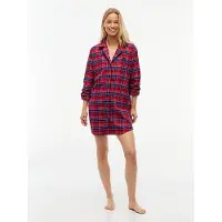 Tommy Hilfiger Essential Relaxed Flannel Shirt Nightdress