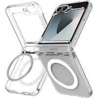 Spigen Ultra Hybrid Pro MagFit fr Galaxy Z Flip 7 FE Fodral och Z Flip 6 Fodral [Inte kompatibel med Flip 7] [Anti-gulning] - Klarvit