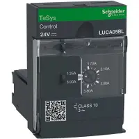 Schneider LUCA05BL, motorstartare, svart, IP20, IP40, 45 mm, 60 mm, 66 mm