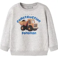Name it Sweatshirt 'NMMONIKKEL' azur / sepia / grå / mörkgrå