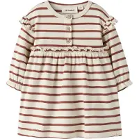 Name it Lil' Atelier Klänningsbody l/ä - NbfLimia - Turtledove/Maple Sir - - 62 - Body L/Ä