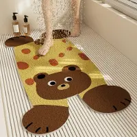 Yiran Furniture Badrumshalkskyddsmatta Toalett Hushåll Barnens Toalett Ihålig Matta Duschrum Duschrum Bad Badrumsgolvmatta 40 * 70CM