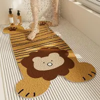 Yiran Furniture Badrumshalkskyddsmatta Toalett Hushåll Barnens Toalett Ihålig Matta Duschrum Duschrum Bad Badrumsgolvmatta 40 * 70CM