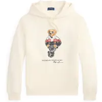 Ralph Lauren för män. 710B30954001 Sweatshirt i frotté med Polo Bear beige (L), Casual, Bomull