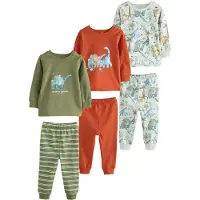 Next Pyjamas ljusblå / mint / kiwi / mandarin