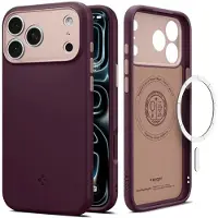 Spigen iPhone 17 Pro/18 Pro Nano Pop MagFit-Skal - Bourgogneböna