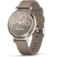 Garmin Lily 2 Classic Oro Crema Con Correa De Tela Color Marrón Klocka