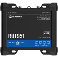 Teltonika RUT951 - Trådlös router - WWAN 3-ports-switch 2,4 GHz - 3G, 4G - DIN-skenmonterbar, bordsmonterbar, väggmonterbar