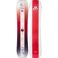 Jones - Snowboards - Twin Sister Junior 2027 för Unisex - Barnstorlek 130 cm - Röd