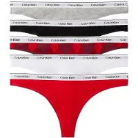 Calvin Klein 5 Pack Thongs Icon Logo