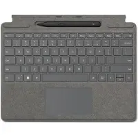 Microsoft Surface Pro Type Cover med Slim Pen för Surface Pro 10/11 Gen Platinum