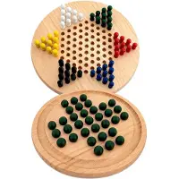 Aquamarine Chinese Checkers&solitaire Heritage Edition Brädspel