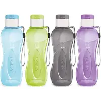 Milton Sport Vattenflaska Barn Återanvändbar Läcksäker 25 Oz 4-Pack Plast Bred Öppning