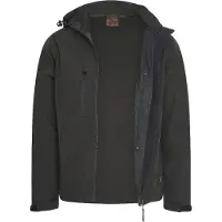 Cappuccino Italia Outdoor Jacka Softshell Hood Jacka Svart Svart