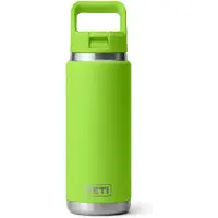 Yeti Rambler 26 oz Flaska, Vakuum Isolerad, Rostfritt Stål med Färganpassad Sugkork, Venom