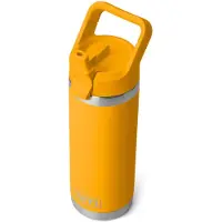 Yeti Rambler 18 oz Flaska, Vakuumisolerad, Rostfritt Stål med Sugkåpa, Biodlare