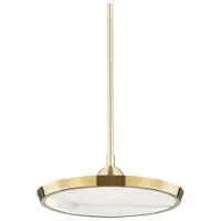Hudson Valley Lighting Draper taklampa antik mässing