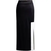 4TAILORS Kjol 'Echo' svart / vit