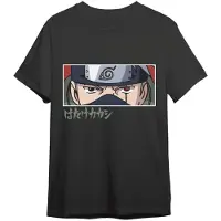 Pierrot Kakashi Eyes Naruto Shippuden T-shirt Med Korta ärmar