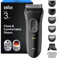 Braun 3000BT, Folierakapparat, Svart, Grå, LED, Batteri, Inbyggt batteri, 45 min