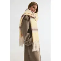 Gina Tricot  - Soft chunky scarf - halsdukar & scarves - Gul - ONESIZE - Dam