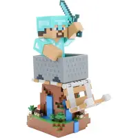 Exquisite Gaming Cable Guys - Minecraft: Steve i Diamant-Rustning R.E.S.T