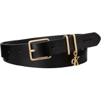 Calvin Klein Bälte 'CK Monogram' svart