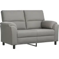 vidaXL Soffa Ljusgrå 154 x 85 x 93 cm Sammet