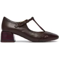 Hispanitas för kvinnor. BHI265094 Skor i skinn Varsovia vinröd (41), Hud, 1 till 3 cm, Spänne, Casual, Granat