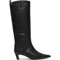 Tommy Hilfiger Kitten Heel Leather Knee High Boots
