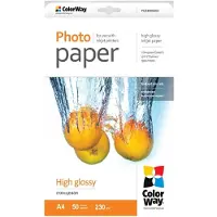 Colorway - Högblank - A4 (210 x 297 mm) - 230 g/m² - 50 ark fotopapper