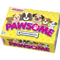 United Oddsocks UNITED ODD SOCKS - 6-pack udda damstrumpor i bomull med presentförpackning - Paws