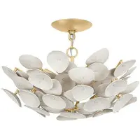 Hudson Valley Lighting Aimi taklampa vintage guld