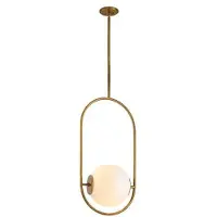 Hudson Valley Lighting Everley taklampa vintage mässing