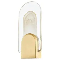 Hudson Valley Lighting Morganite vägglampa vintage mässing