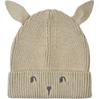 Liewood Mössa - Stickad - Gina Rabbit - Mist - - 9-12 mån - Mössa