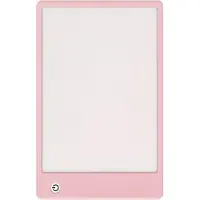 Lalarma Ritbord m. Ljus - Rosa - - One Size - Griffeltavla