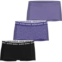 Björn Borg Hipstertrosor - 3-pack - Lila/Svart - - 9-10 år (134-140) - Hipstertrosor