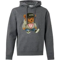 GUESS Teddy Bear Melange Huvtröja