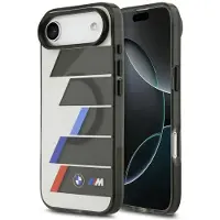 BMW M IML Metallknappar Trikolora linjer MagSafe-fodral för iPhone Air - Grå