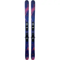 Dynastar - Skidpaket (skidor + bindning) - M-Menace 90 + Xpress11 2027 för Unisex - Barnstorlek 150 cm - Lila