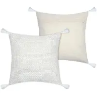 Bertoni-arco dekorationskudde med flätmönster BALMA 40 x 40 cm