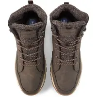 Tom Tailor Boots med snörning mörkbrun