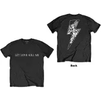 Ginza.se Creeper: Unisex T-Shirt/Let Love Kill Me (Black) (Back Print) (Large)