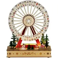 Konstsmide 3249-100 LED-Silhouette Adventskalender Varmvit LED Natur