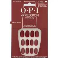 OPI xPRESS/ON Malaga Wine Lösnaglar 1 st Dark Red