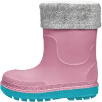 Playshoes Gummistövel gråmelerad / orkidé