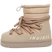 INUIKII för kvinnor. 1002.003.0162 Mountain Stövlar brun (39), Beige, Karta, Nyckelband, Casual