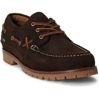 Ralph Lauren för män. 812P15866001 Nautisk Ranger i brunt mocka (43), Hud, Karta, Ingen, Casual