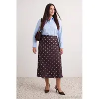Trendyol Dam Flerfärgad Enfärgad Midi Plus size Kjolar